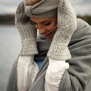 NWOT Indiska sustainably made wool blend mittens